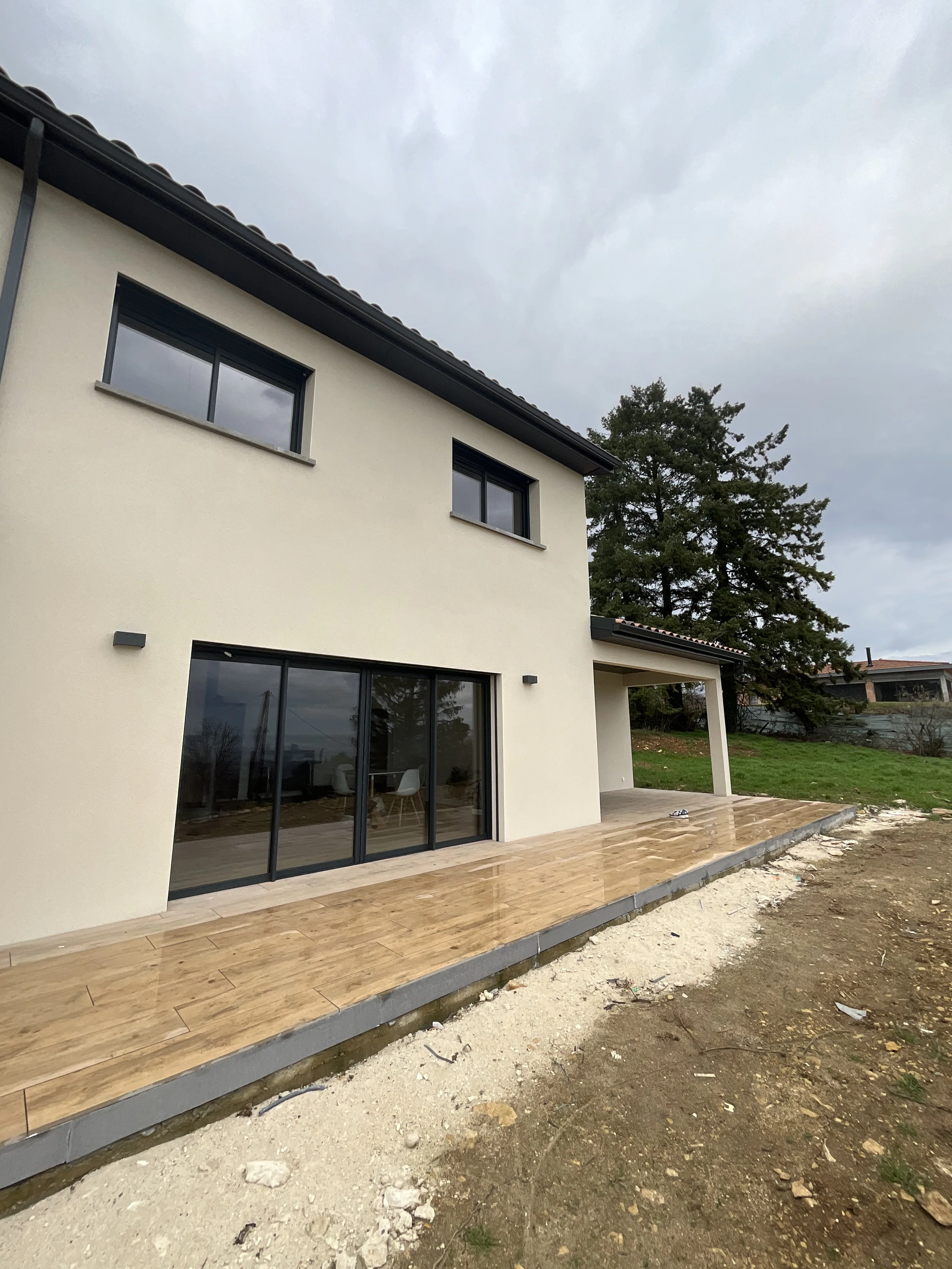 Construction maison contemporaine à Lachassagne (69) – LDMO